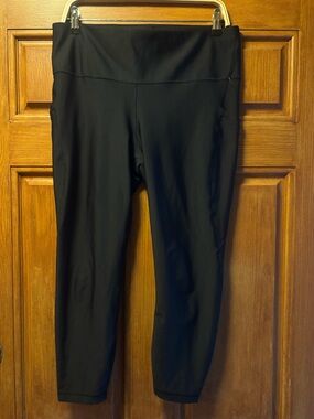 Athleta Black High-Waist Capri Leggings